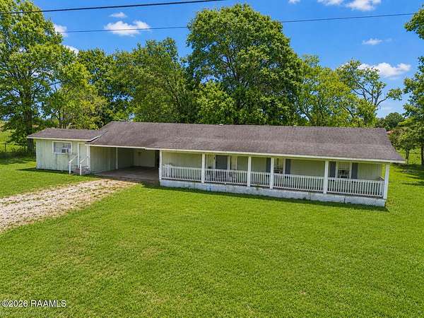 8.18 Acres of Land with Home for Sale in Maurice, Louisiana