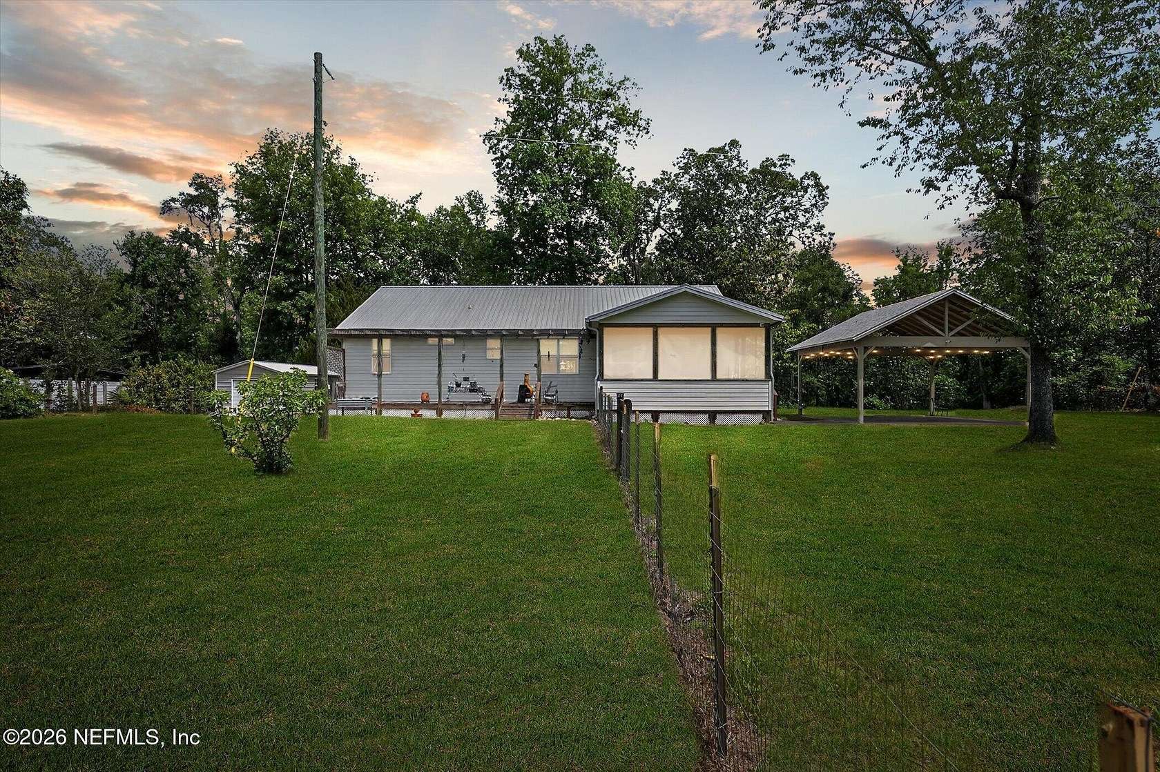 12.2 Acres of Land with Home for Sale in Green Cove Springs, Florida