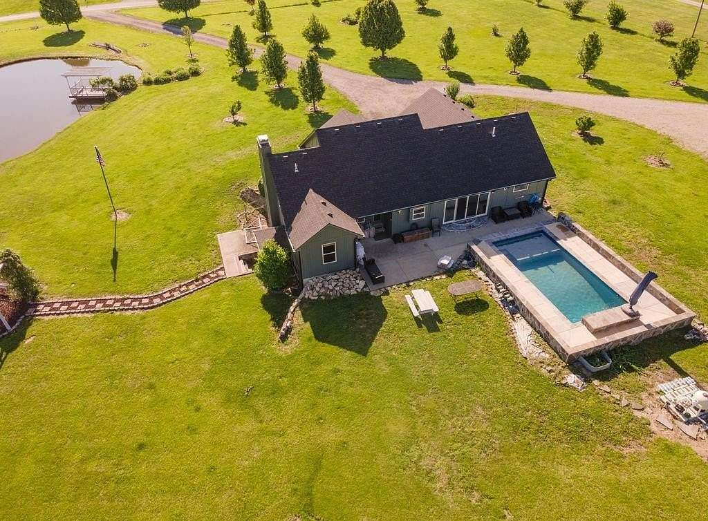 5 Acres of Land with Home for Sale in Adrian, Missouri
