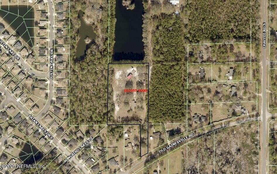 4.45 Acres of Land with Home for Sale in Jacksonville, Florida