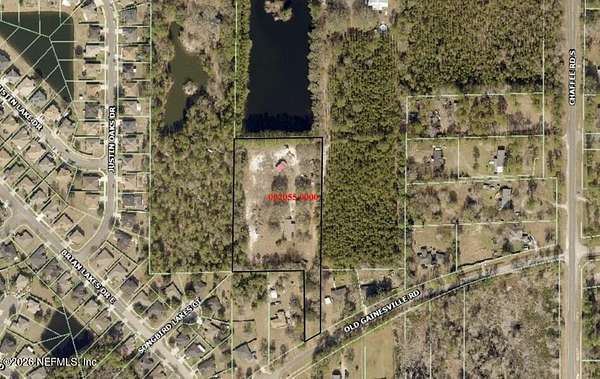 4.45 Acres of Land with Home for Sale in Jacksonville, Florida