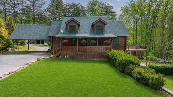 8.62 Acres of Land with Home for Sale in Blairsville, Georgia