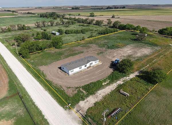 3.26 Acres of Land with Home for Sale in Osborne, Kansas
