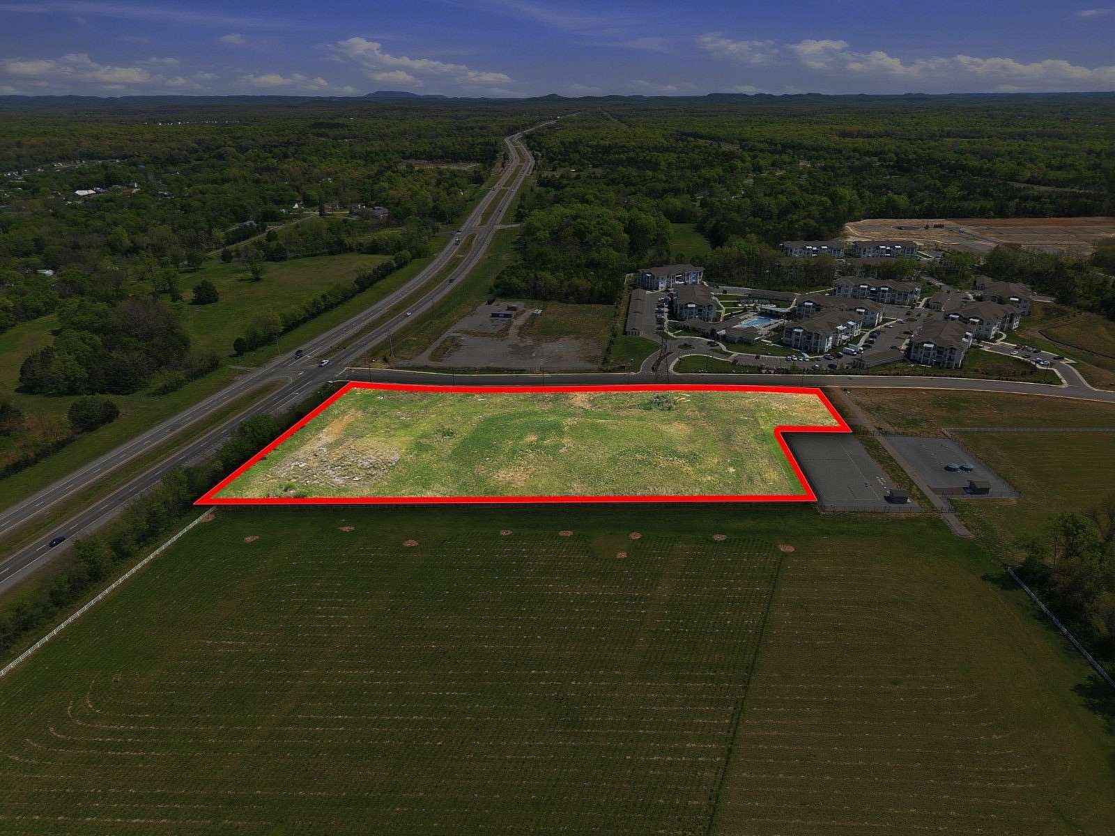5 Acres of Commercial Land for Auction in Murfreesboro, Tennessee