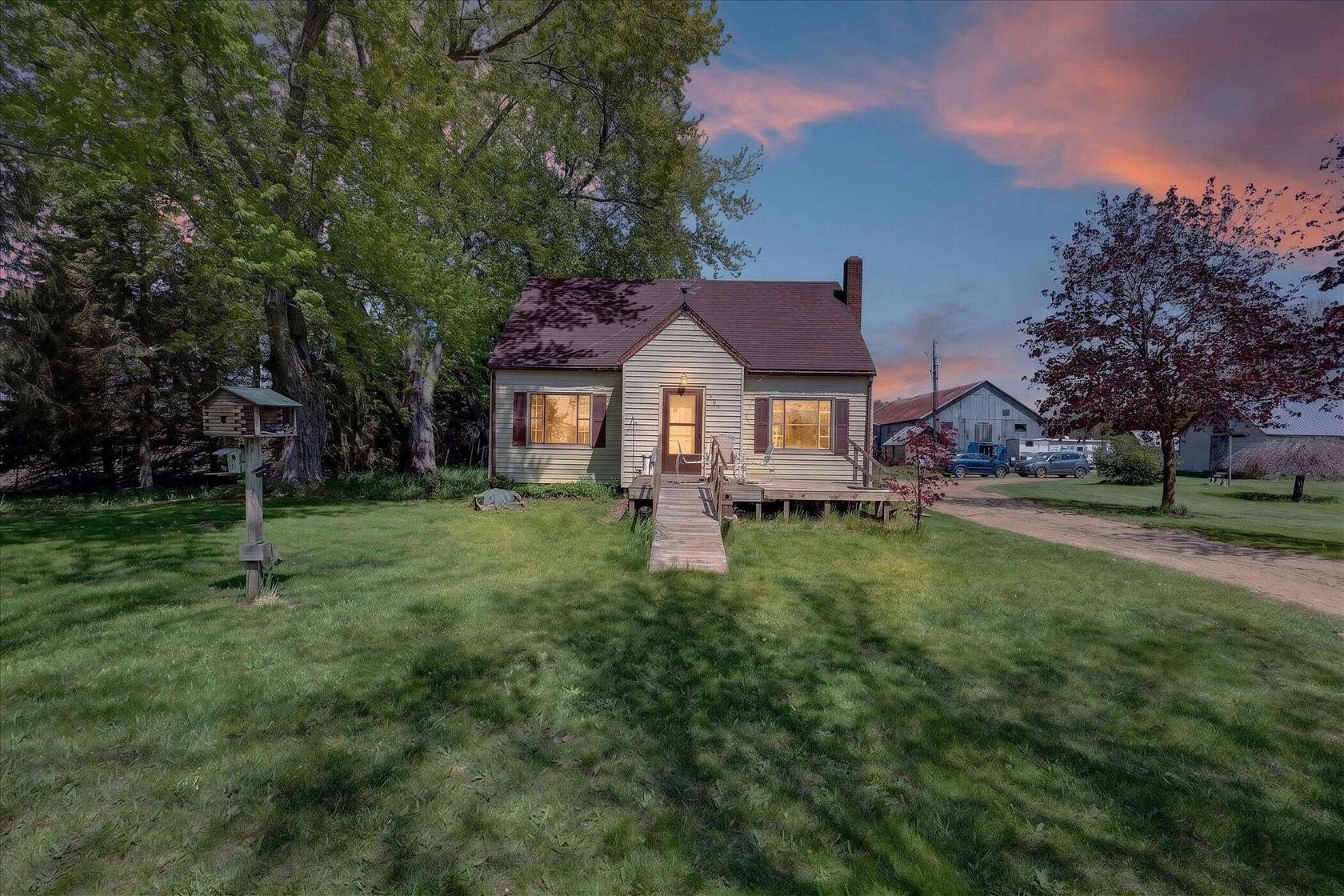 10 Acres of Land with Home for Sale in Cedar Springs, Michigan