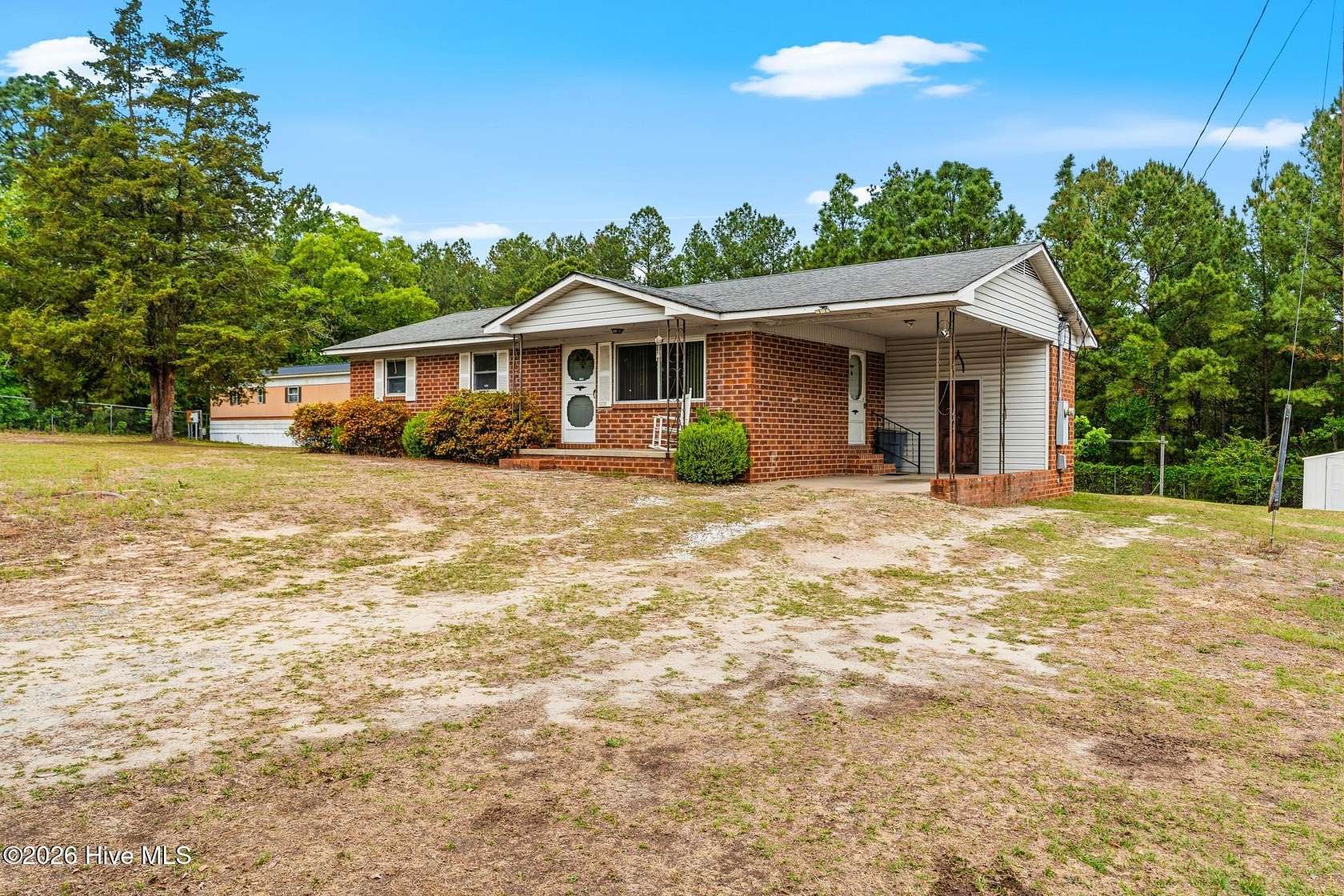 7.5 Acres of Land with Home for Sale in Hoffman, North Carolina