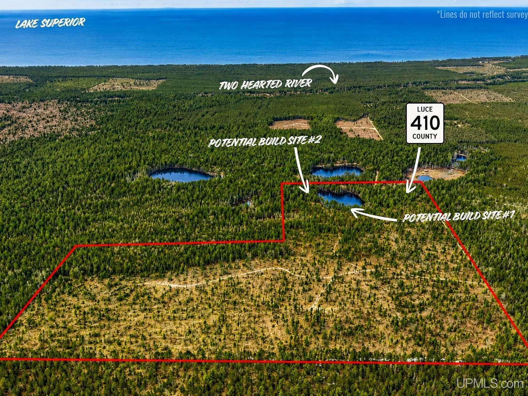 120 Acres of Recreational & Residential Land for Sale in Newberry, Michigan