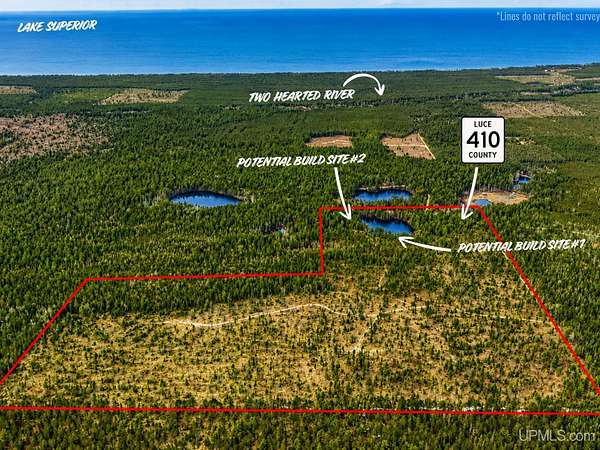 120 Acres of Recreational & Residential Land for Sale in Newberry, Michigan