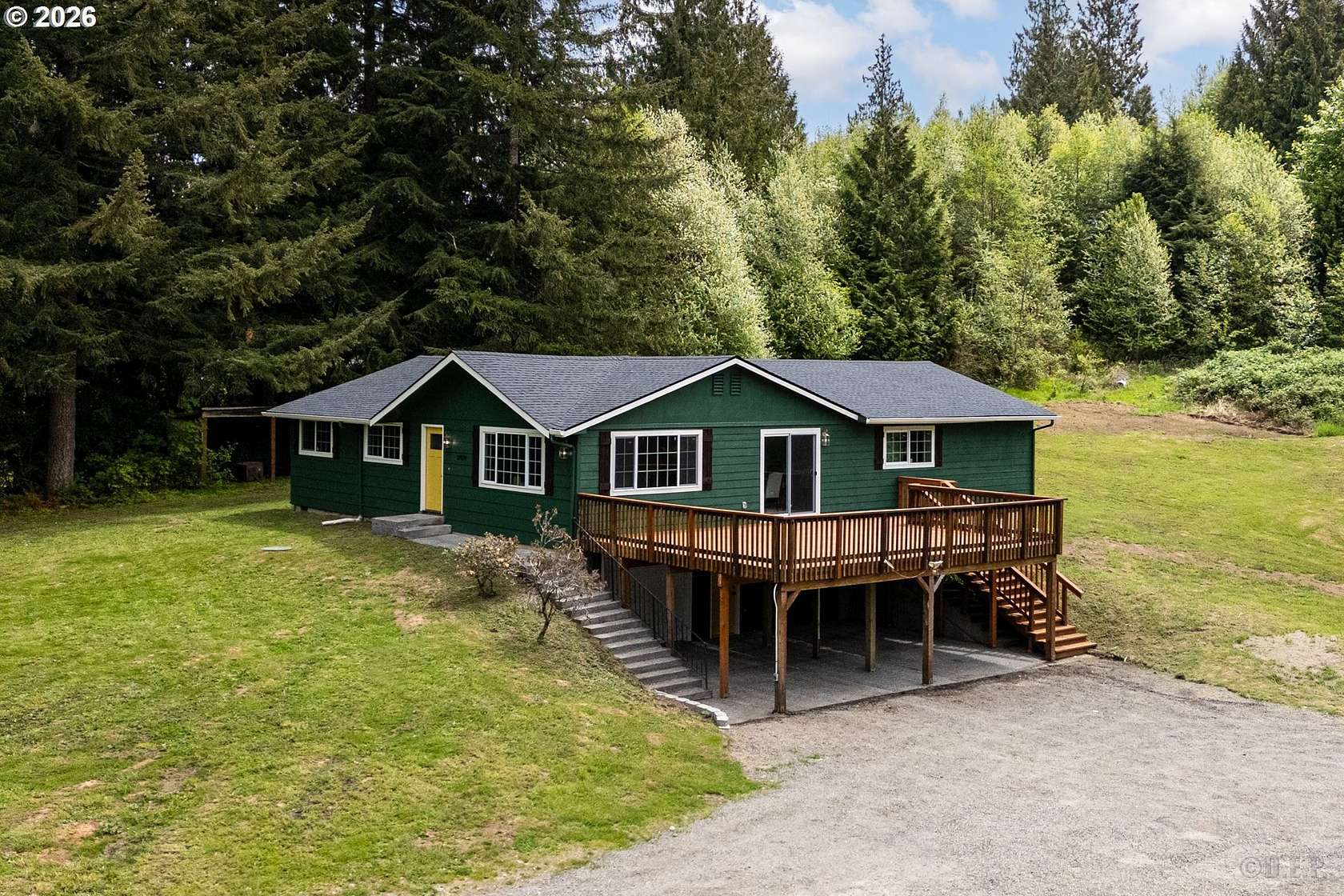 3.14 Acres of Land with Home for Sale in Rainier, Oregon