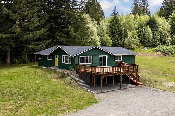 3.14 Acres of Land with Home for Sale in Rainier, Oregon