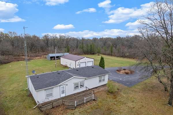 40.2 Acres of Recreational Land with Home for Auction in Necedah, Wisconsin