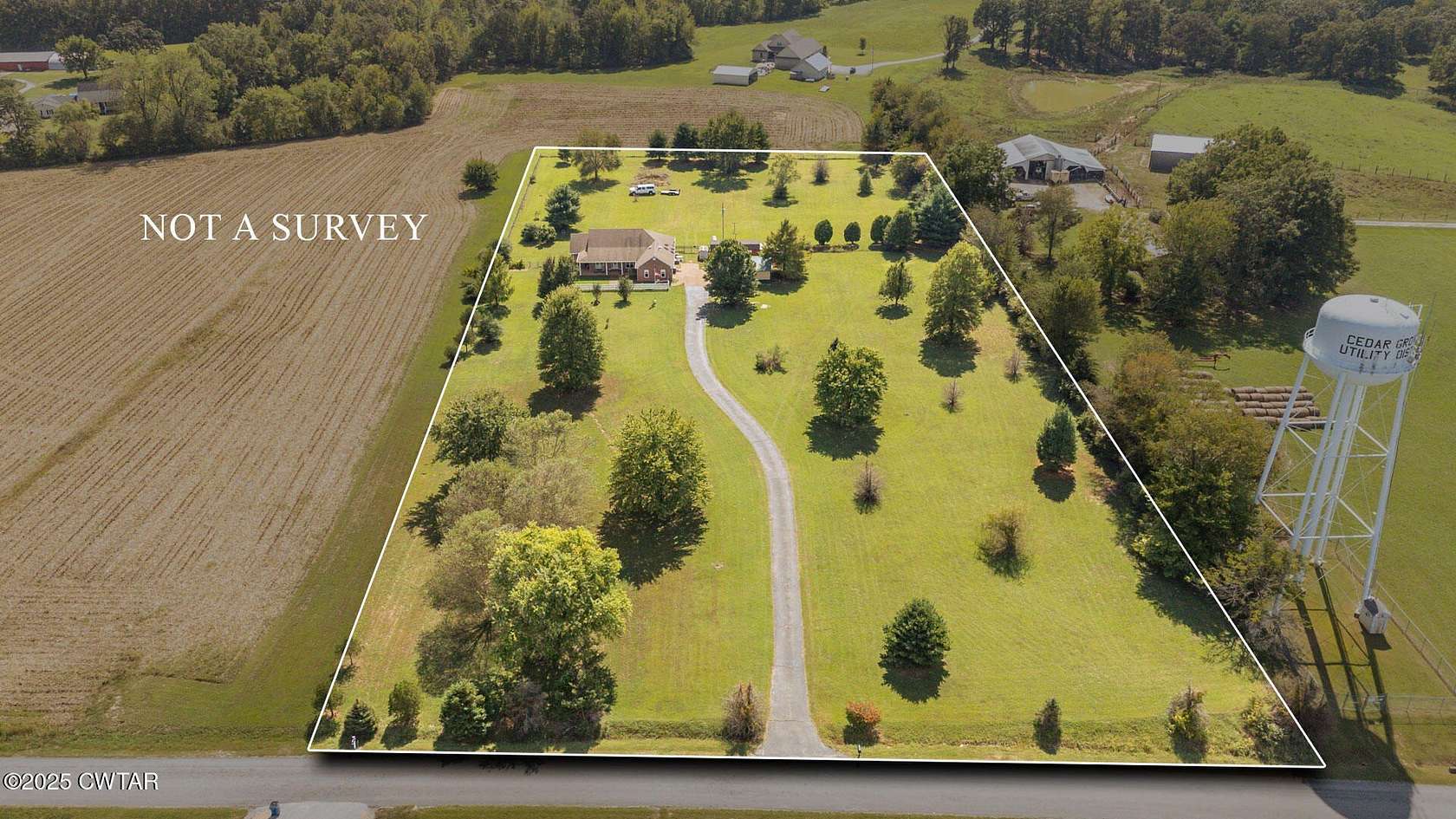 5 Acres of Land with Home for Sale in Cedar Grove, Tennessee