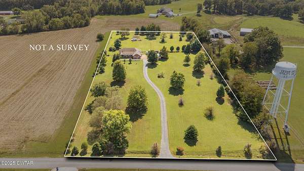 5 Acres of Land with Home for Sale in Cedar Grove, Tennessee