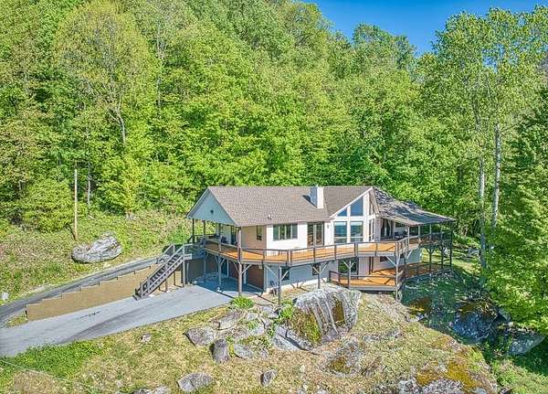 5.7 Acres of Land with Home for Sale in Waynesville, North Carolina