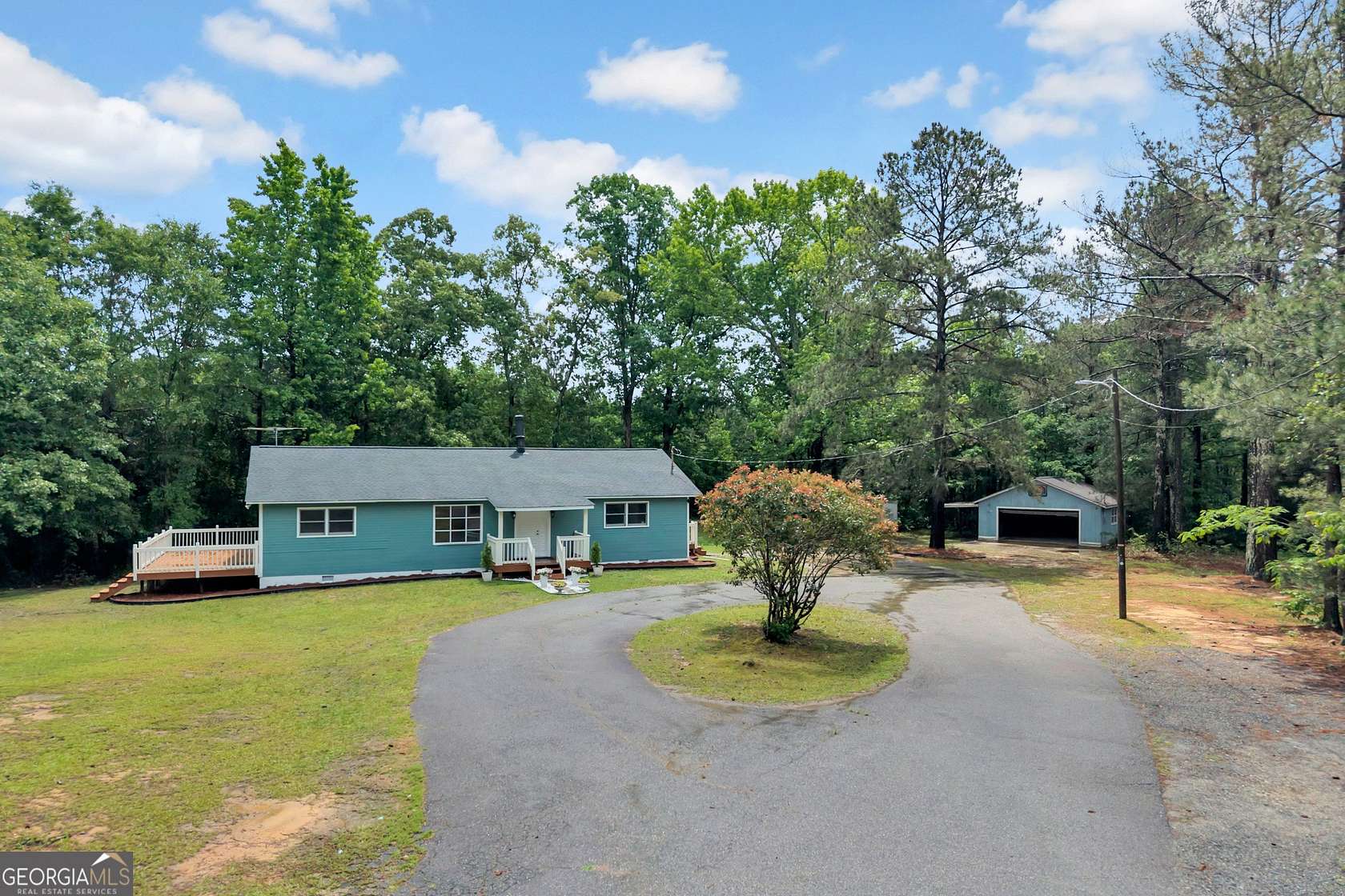 8.26 Acres of Land with Home for Sale in Griffin, Georgia