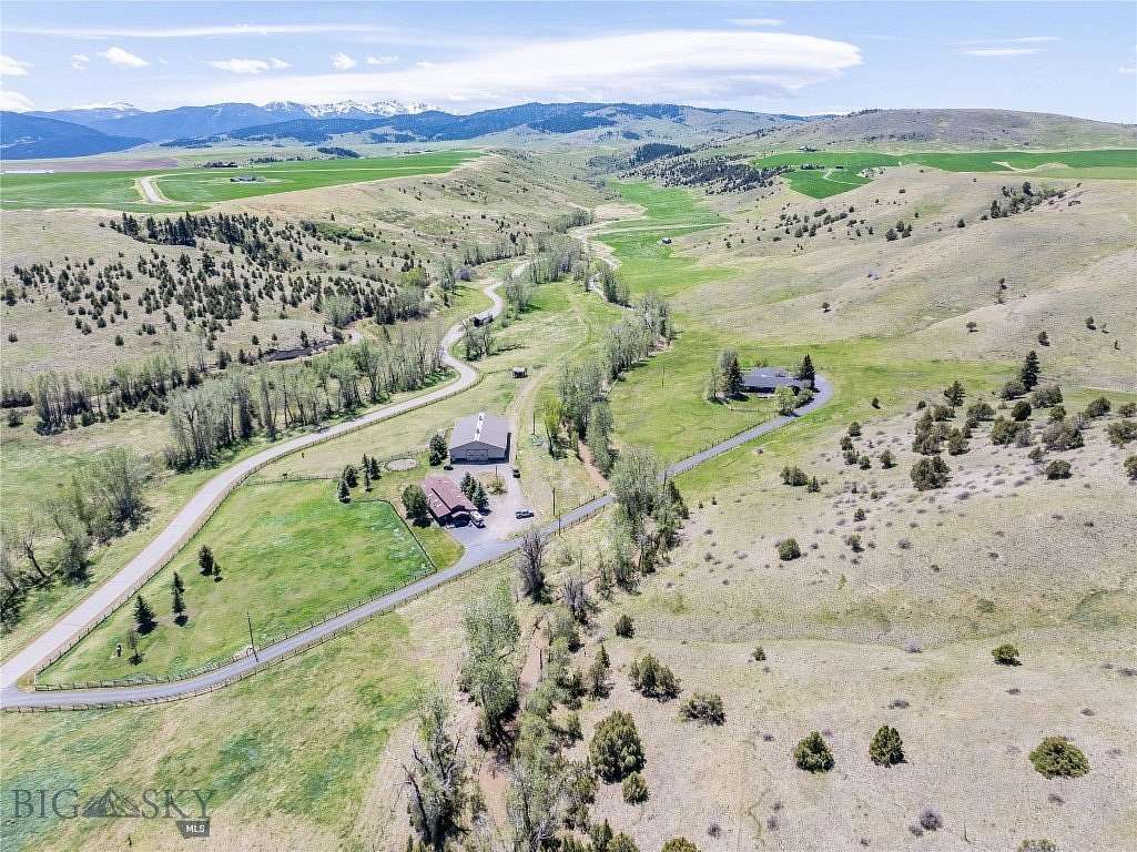 78.3 Acres of Land with Home for Sale in Gallatin Gateway, Montana