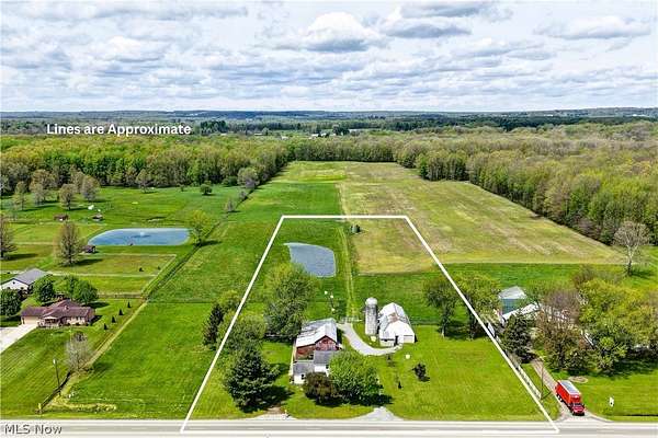 5 Acres of Land with Home for Auction in West Farmington, Ohio