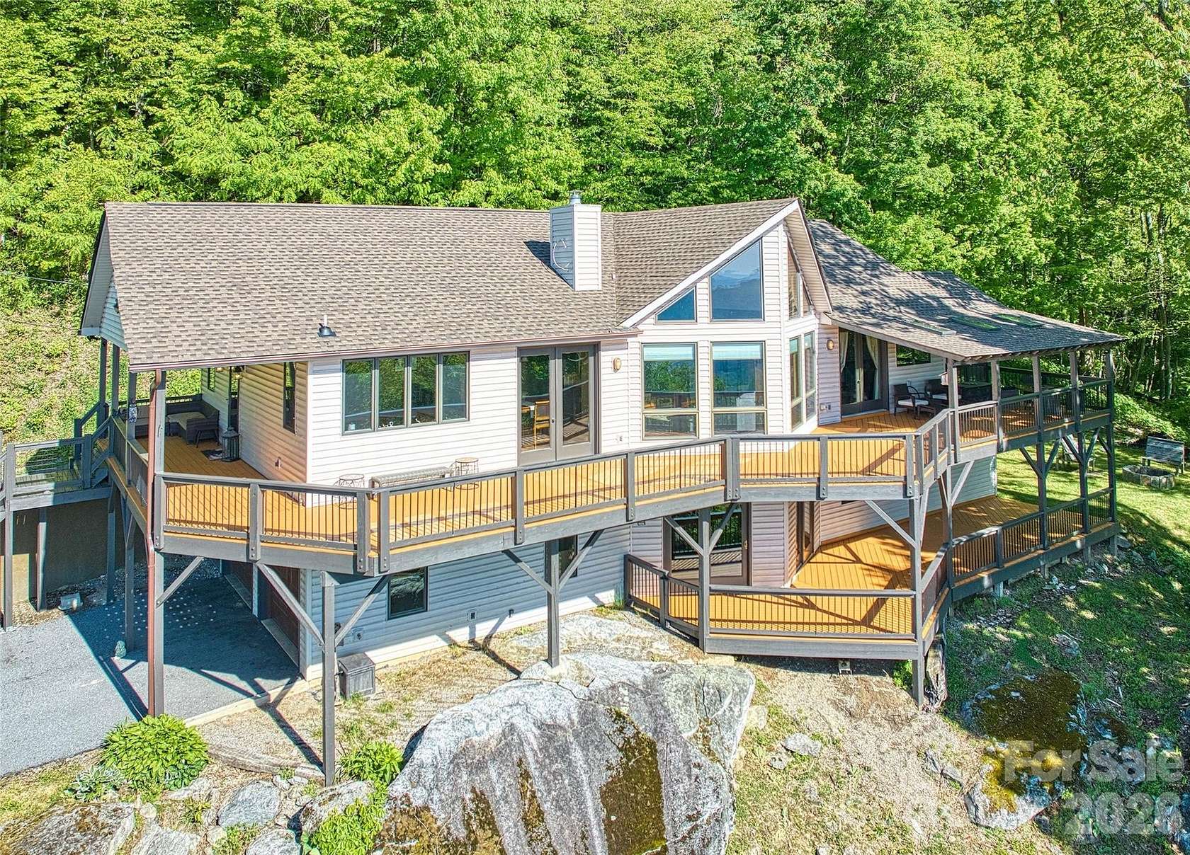 5.7 Acres of Land with Home for Sale in Waynesville, North Carolina