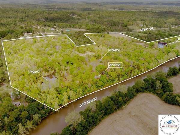 83 Acres of Recreational Land with Home for Sale in Osceola, Missouri