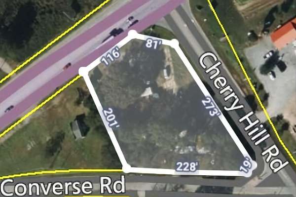1.14 Acres of Commercial Land for Sale in Spartanburg, South Carolina