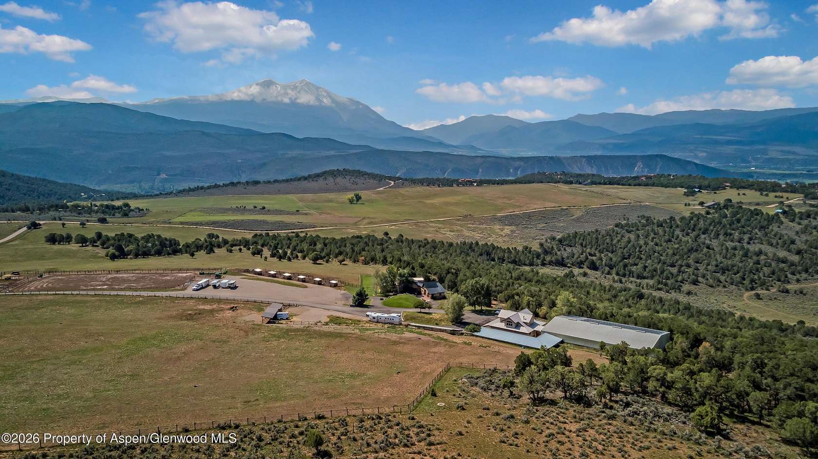 70 Acres of Agricultural Land with Home for Sale in Carbondale, Colorado