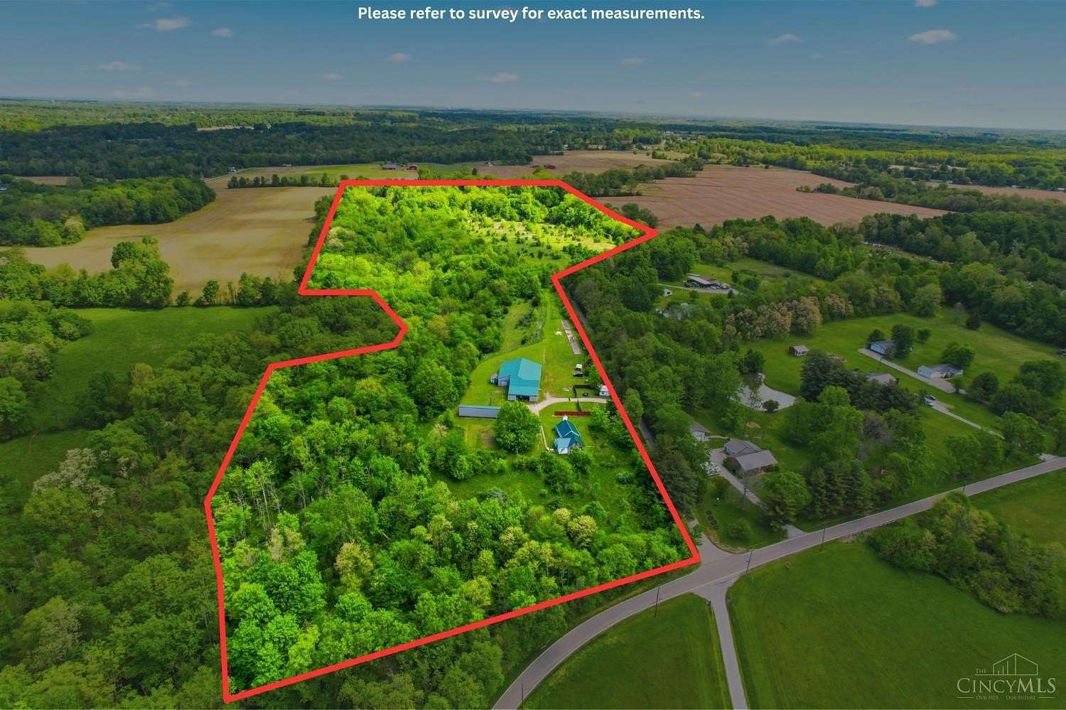 47.2 Acres of Agricultural Land with Home for Sale in Washington Township, Ohio