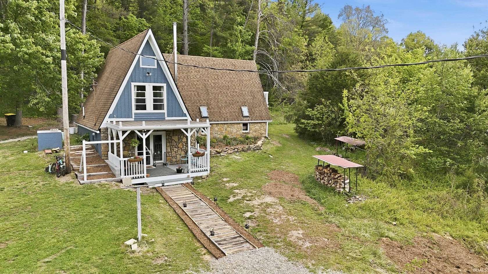 5.34 Acres of Land with Home for Sale in Bloomington, Indiana