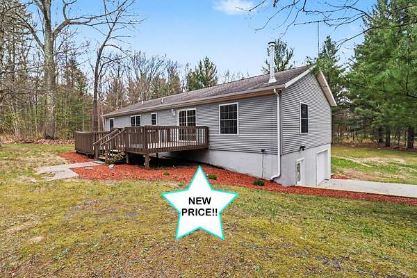 12.7 Acres of Recreational Land with Home for Sale in Fountain, Michigan