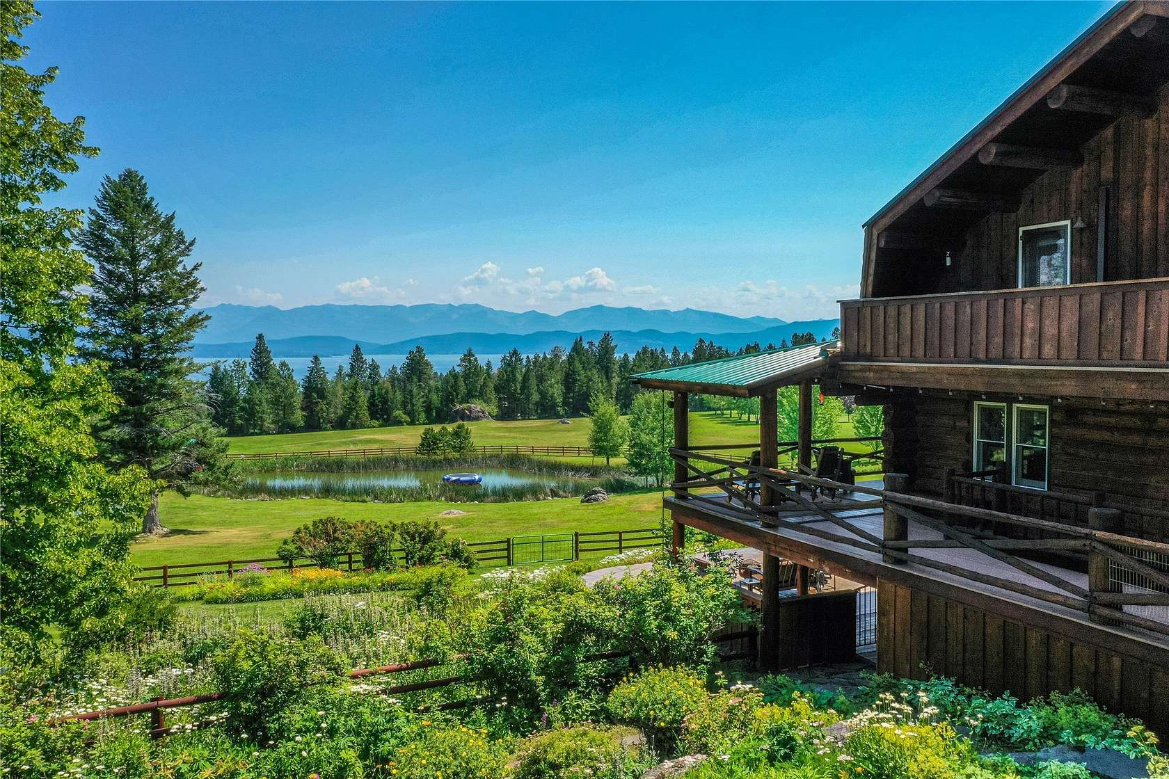 23 Acres of Land with Home for Sale in Lakeside, Montana