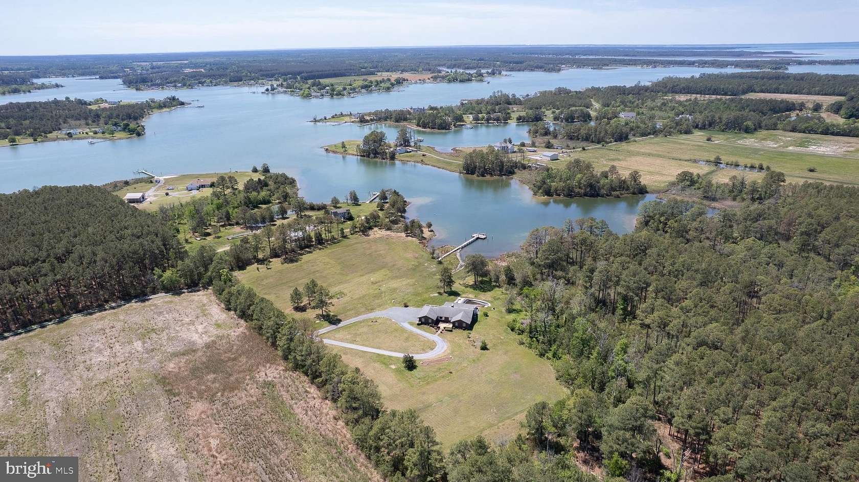 23.8 Acres of Land with Home for Sale in Cambridge, Maryland