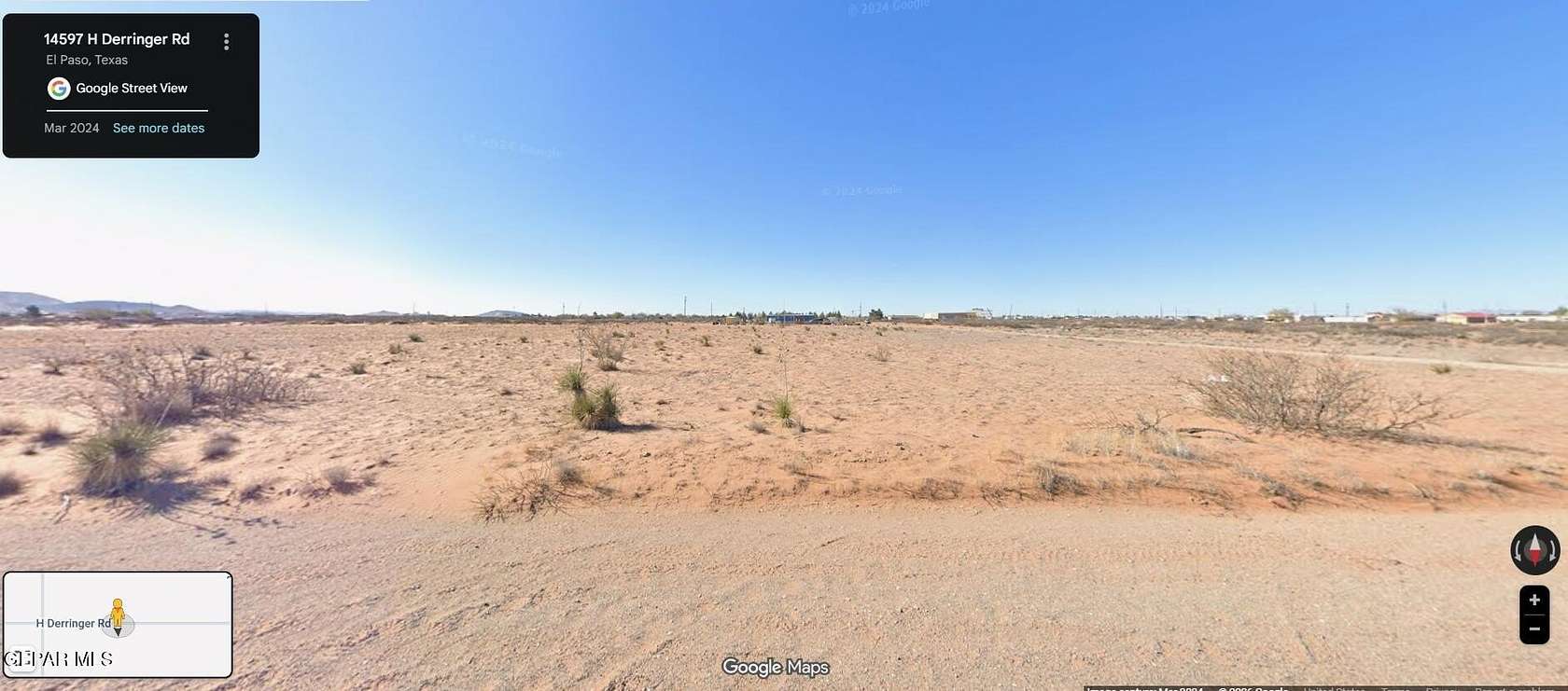5 Acres of Residential Land for Sale in El Paso, Texas