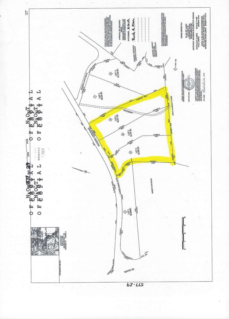 7.66 Acres of Residential Land for Sale in Mashpee, Massachusetts