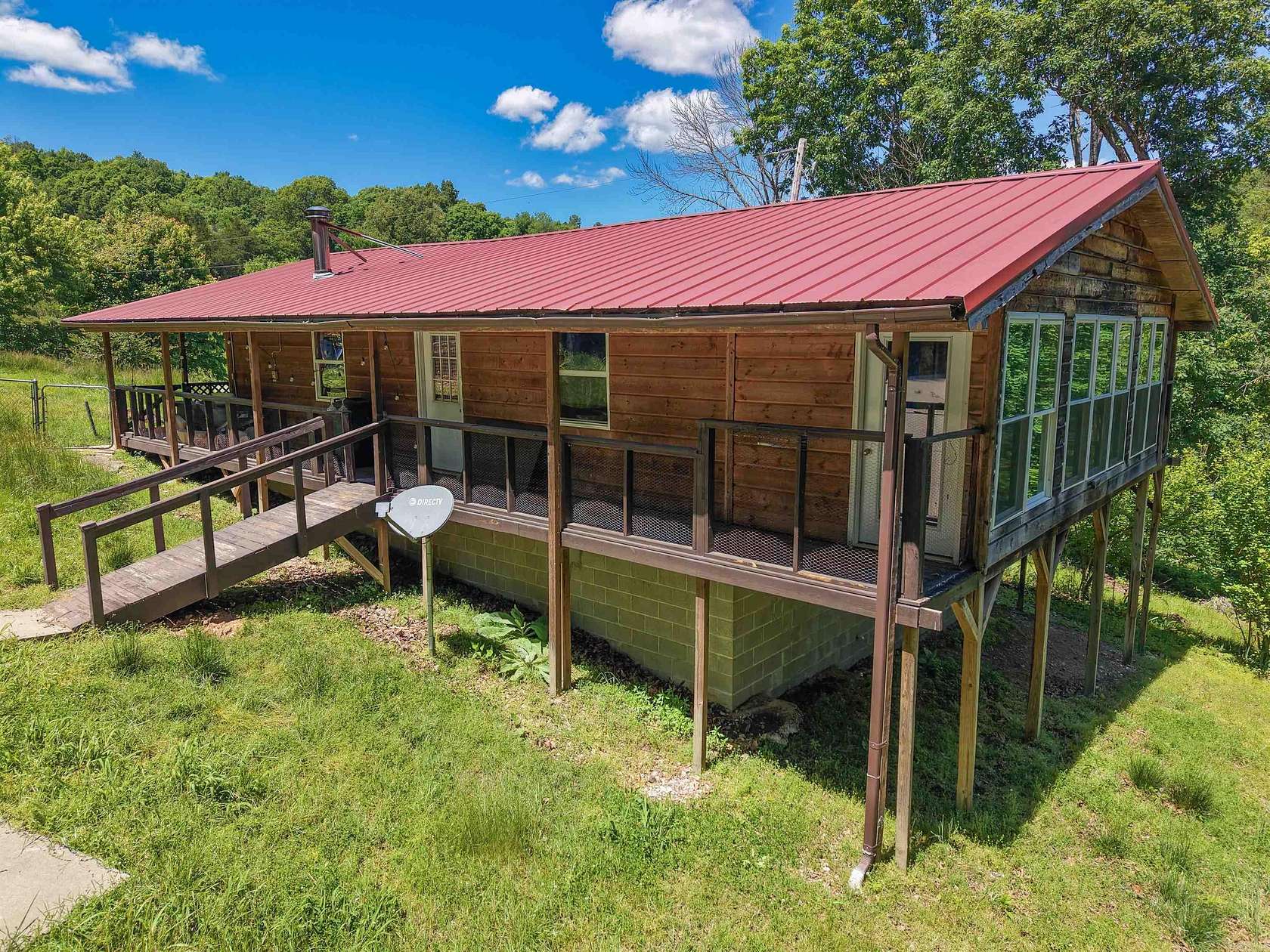 78.8 Acres of Recreational Land with Home for Sale in Marshall, Arkansas