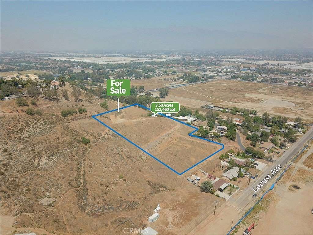 3.5 Acres of Land for Sale in Bloomington, California
