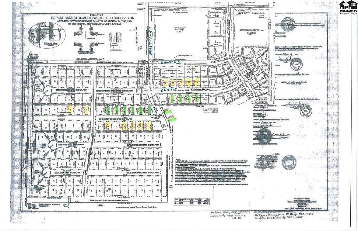 0.24 Acres of Residential Land for Sale in McPherson, Kansas