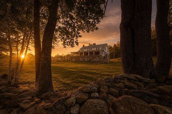 6 Acres of Land with Home for Sale in Bridgewater, New Hampshire
