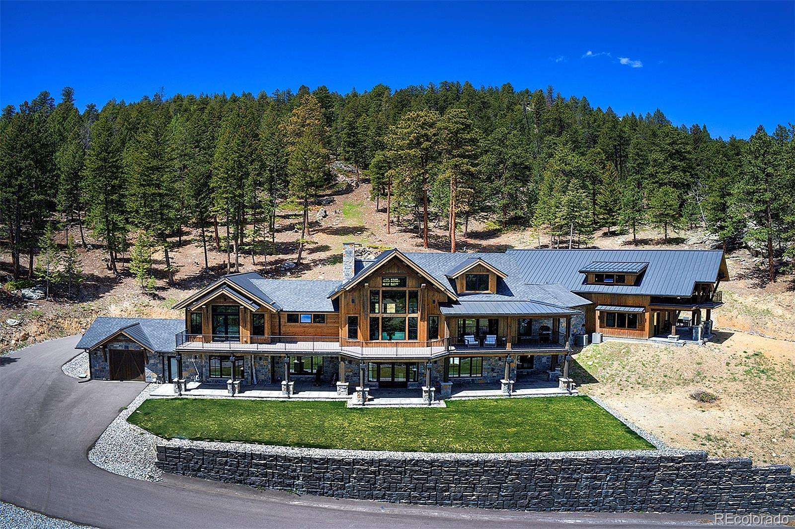 8 Acres of Land with Home for Sale in Evergreen, Colorado