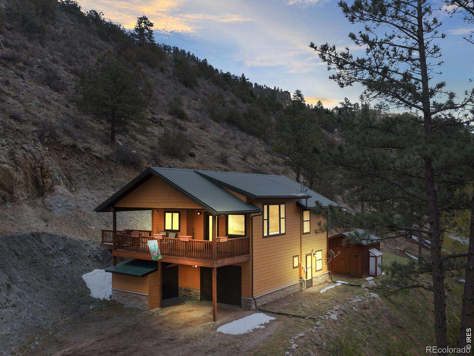 2.33 Acres of Land with Home for Sale in Glen Haven, Colorado