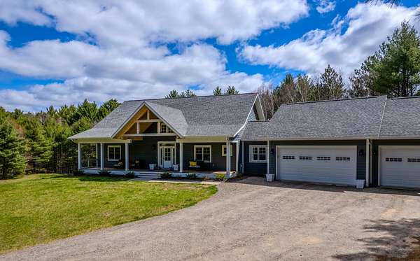 10 Acres of Recreational Land with Home for Sale in Rhinelander, Wisconsin