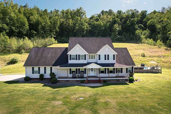 9.49 Acres of Land with Home for Sale in Lavalette, West Virginia