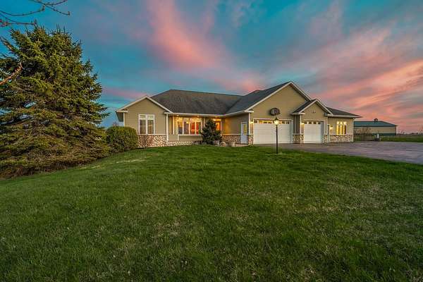 20.3 Acres of Agricultural Land with Home for Sale in Kewaunee, Wisconsin