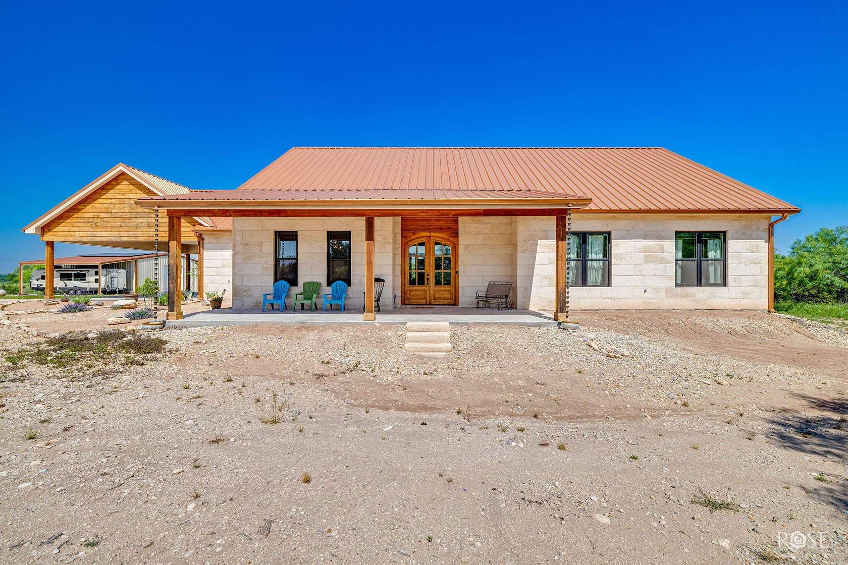 7 Acres of Land with Home for Sale in Christoval, Texas
