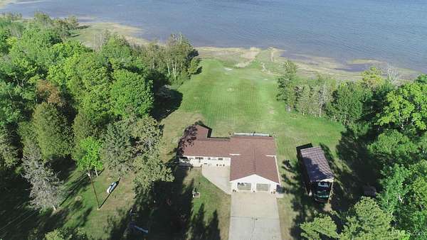 5 Acres of Land with Home for Sale in Nahma, Michigan