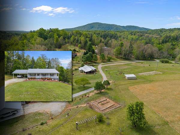 5 Acres of Land with Home for Sale in Callaway, Virginia