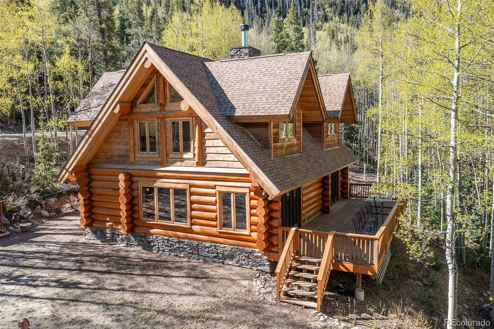 10.3 Acres of Recreational Land with Home for Sale in Nathrop, Colorado