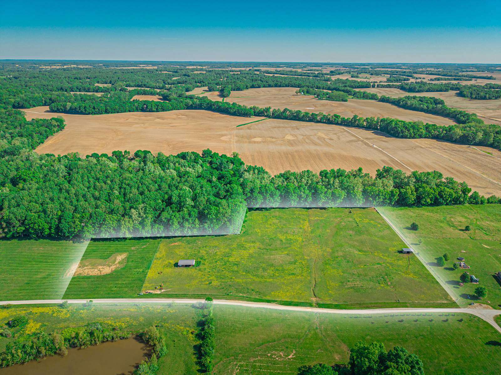9.87 Acres of Residential Land for Sale in New Harmony, Indiana