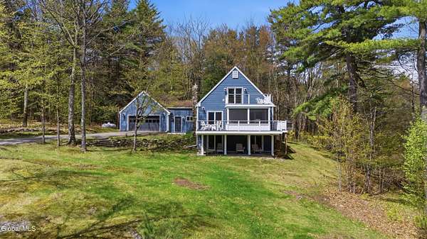 10.1 Acres of Land with Home for Sale in Bolton Landing, New York