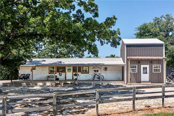 44 Acres of Agricultural Land with Home for Sale in Vian, Oklahoma