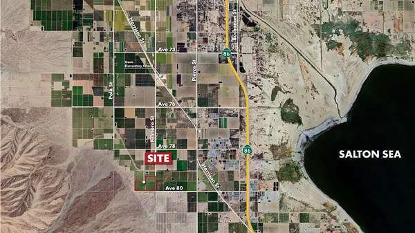 98.2 Acres of Land for Sale in Thermal, California