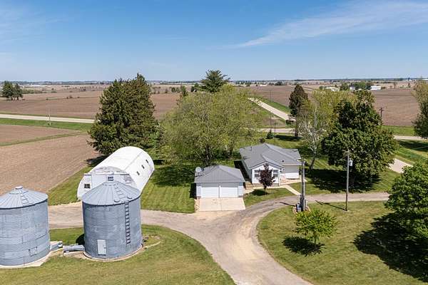 2.4 Acres of Land with Home for Sale in Orangeville, Illinois